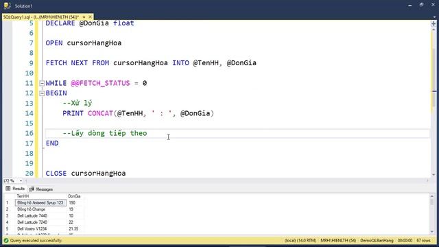 [SQL Server] #14 - Lập trình Cursor смотреть онлайн