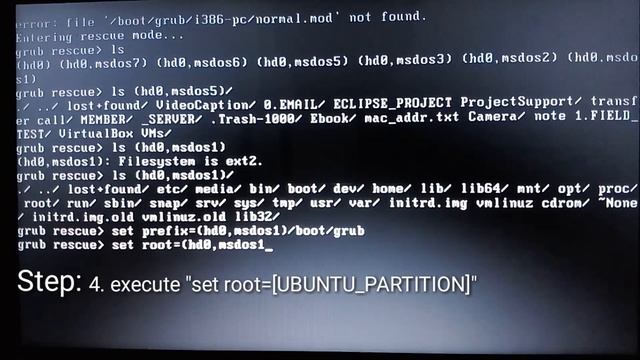 How To Fix Ubuntu Boot From Grub Rescue | Without LiveCD