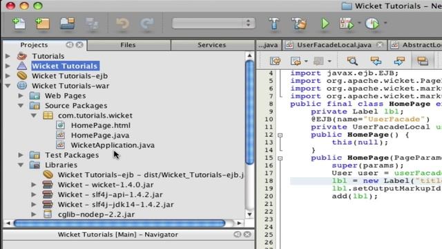 EJB and Wicket смотреть онлайн