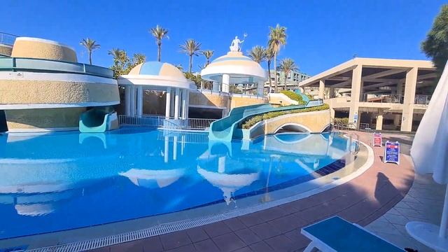 Limak Atlantis Deluxe 5*All, зимняя концепция.Территория . Бассейны, дорога к морю. Летний рай зимо смотреть онлайн