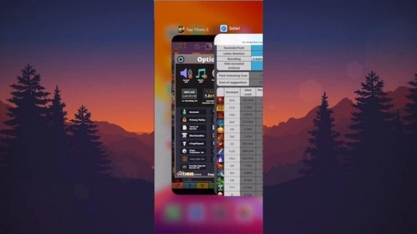 Tap Titans 2. Как пользоваться оптимайзером артефактов (tt2-compendium) с телефона