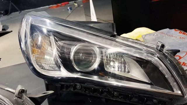 LF쏘나타 HID (오토레밸링) 전방센서 장착 중고차 옵션업그레이드 하기 смотреть онлайн