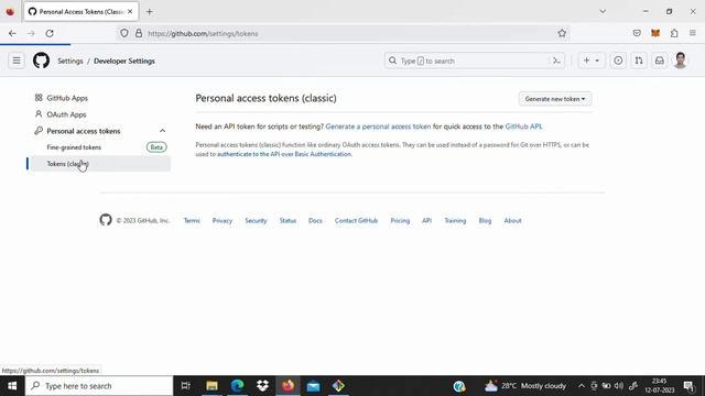 How to generate Personal Access token in GitHub смотреть онлайн