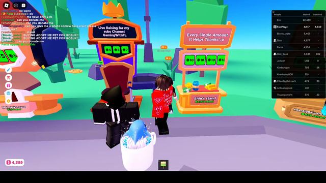 🔴LIVE RAISING ROBUX IN PLS DONATE смотреть онлайн