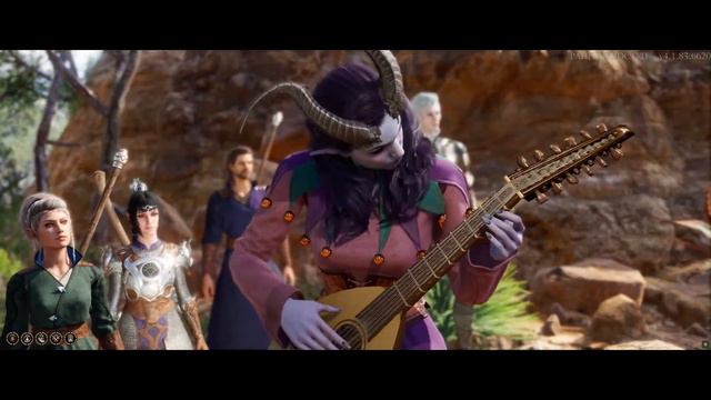 Baldur's Gate 3, Alfira's Tiefling song "Weeping Dawn" смотреть онлайн