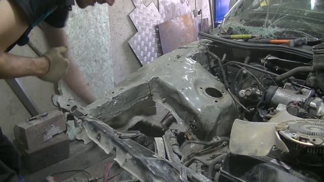 Тойота Crown. Кузовной ремонт ВЫСШЕГО уровня смотреть онлайн