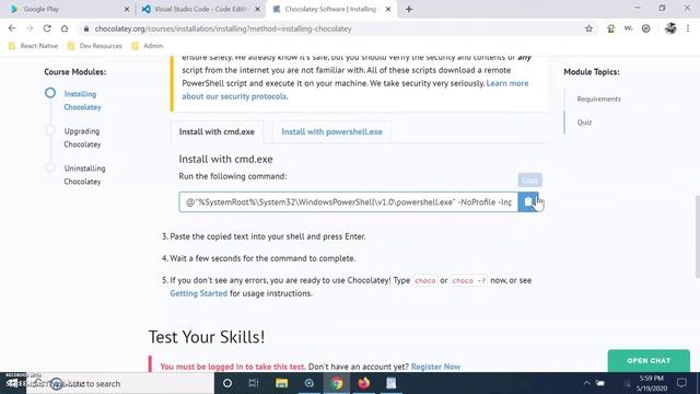 React Native Setup for Windows Users смотреть онлайн