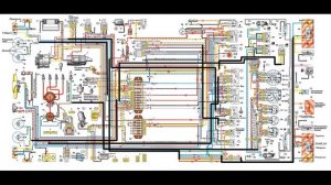 Электрическая схема Ваз 2106 с направлением токов