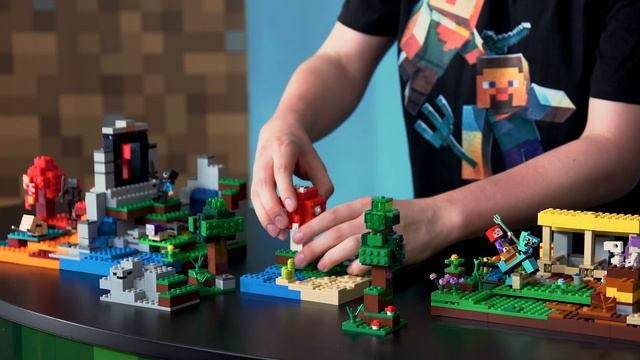 Explore LEGO Minecraft biomes – with a LEGO Minecraft designer! смотреть онлайн