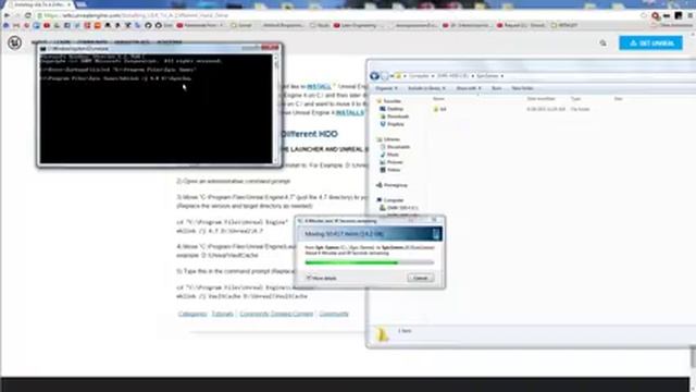 Moving UE to a different directory смотреть онлайн