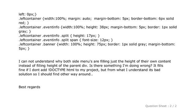 HTML : CSS/Bootstrap div to Fill it's parent height смотреть онлайн