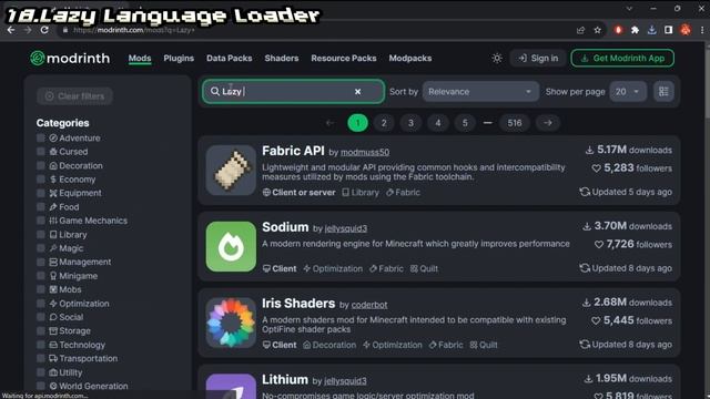 Minecraft Java 1.16.x - 1.20.x Top 18 Best Fabric Performance FPS Mods смотреть онлайн