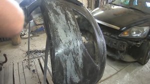 Смывка старой краски. Как удалить старую краску с бампера.