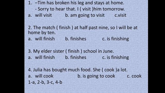 Future Actions. Способы выражения будущего, действий в будущем.