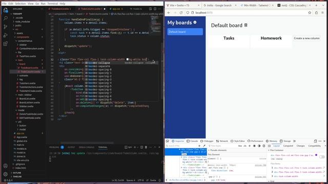 Create A Real-World Todo Application In Svelte #21 - Custom task columns/lists (part 1) смотреть онлайн