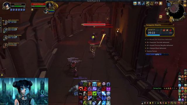 9.0.2 Sanguine Depths + 11! Frost DK Shadowlands Season 1 Deathknight PvE WoW смотреть онлайн