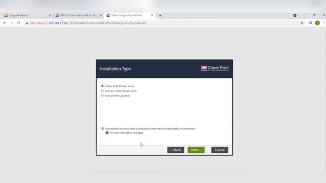 Check Point Multi Domain Server Installation смотреть онлайн