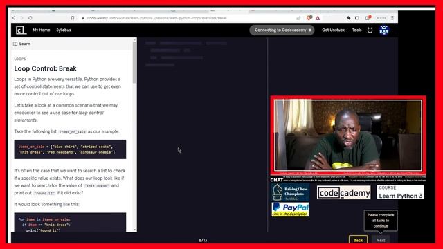 Learning Python With Codecademy - Part 3 смотреть онлайн