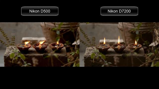 Nikon D500 vs Nikon D7200 смотреть онлайн