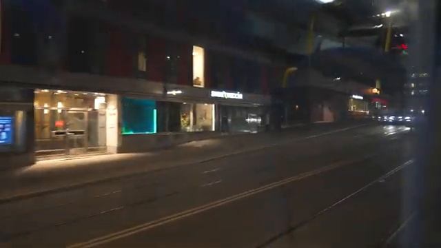 Sweden, Stockholm, bus 129 night ride from Smältvägen to Solna Centrum смотреть онлайн