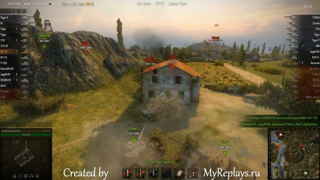 WOT: Hills - KV-1S - 4 frags смотреть онлайн