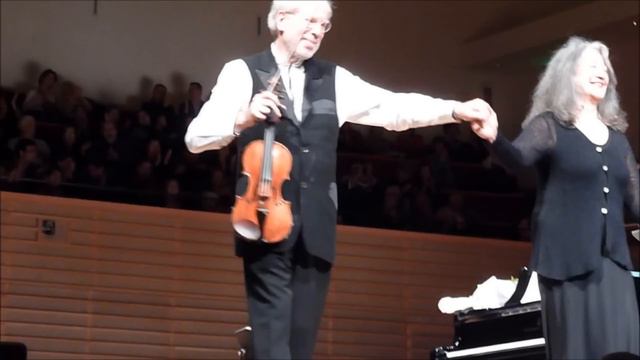 Martha Argerich And Gidon Kremer Play Weinberg Sonata N°5