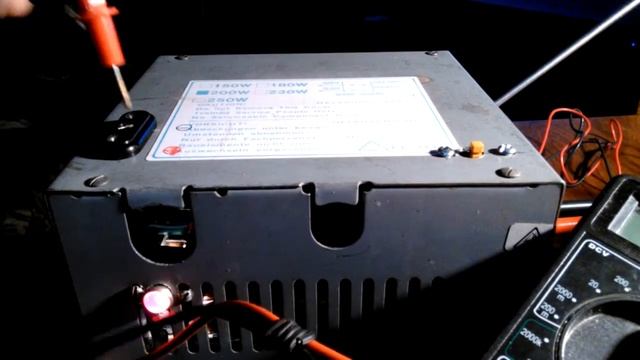 Старый блок питания от компа. смотреть онлайн