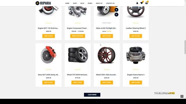 Ripara - Auto Repair and Car WooCommerce WordPress Theme bootstrap 4 jewelry Ayu смотреть онлайн