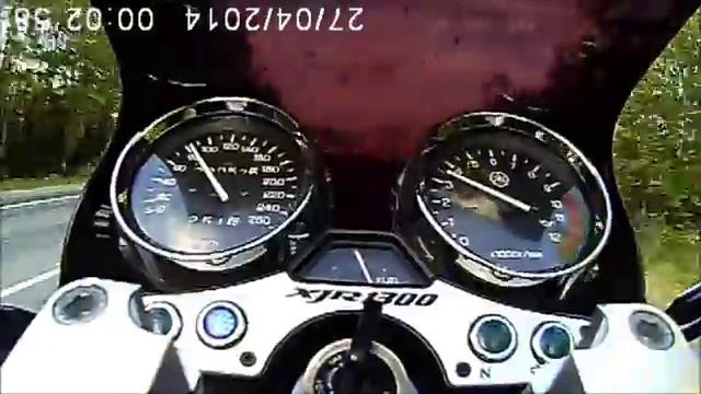 XJR 1300 0-100 Km разгон