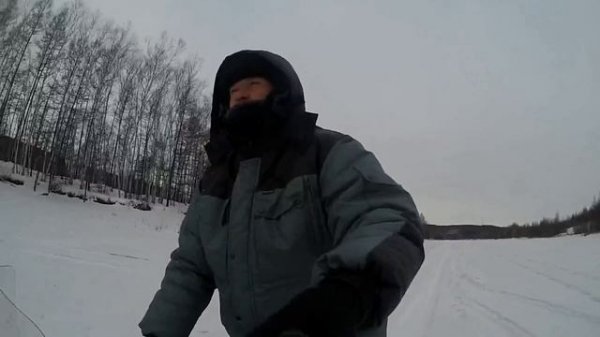 Обкатка двигателя  Лифан 27лс. на буране + расход топлива 28литров на 150 км.