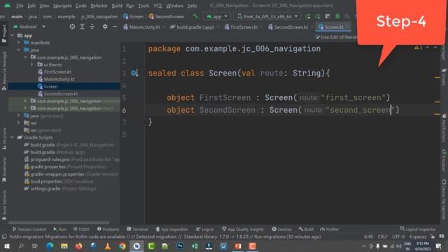 Jetpack Compose Navigation in 5 steps #android #jetpackcompose смотреть онлайн