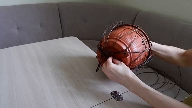 Подвесное кашпо из полиротанга. Мастер класс смотреть онлайн