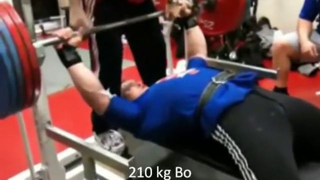 Bo Bergan and Jørgen Hansen bench press training 02112010 смотреть онлайн
