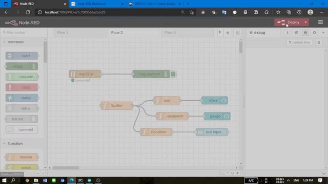 Membuat Dashboard Hasil Koneksi ESP32 ke Node Red смотреть онлайн