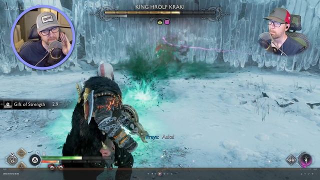 How to Defeat Berserker King NG+ in God of War Ragnarok - King Hrolf Kraki - GMGOW Tips & Tricks смотреть онлайн
