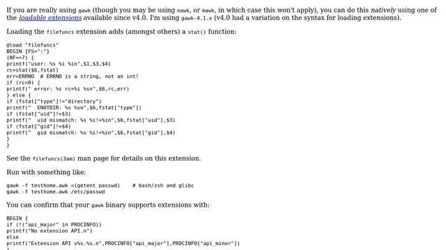 Unix & Linux: How do you check if a file exists within awk? [-d 'filename'] failing? смотреть онлайн