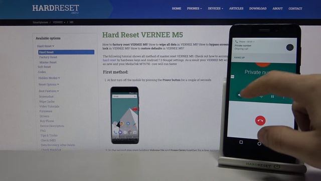 Incoming Call Screen Looks Like in VERNEE M5 – Incoming Call Options смотреть онлайн