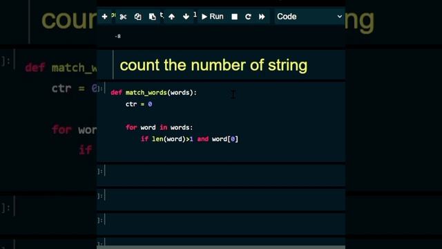 #Python Count the number of string смотреть онлайн