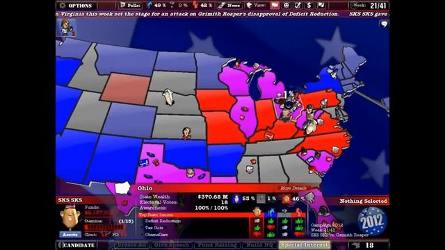 SKS Plays with Grimith - The Political Machine Gameplay смотреть онлайн