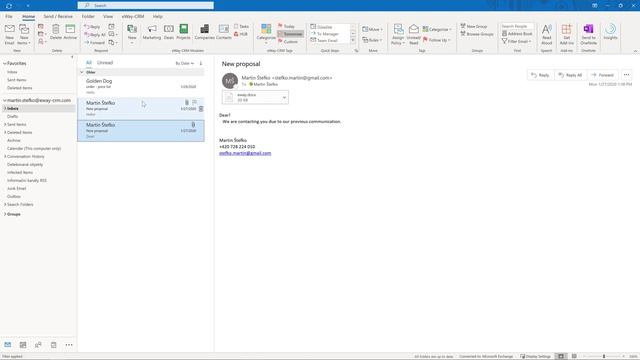 How to Quickly Convert E-mail to Task in eWay-CRM смотреть онлайн