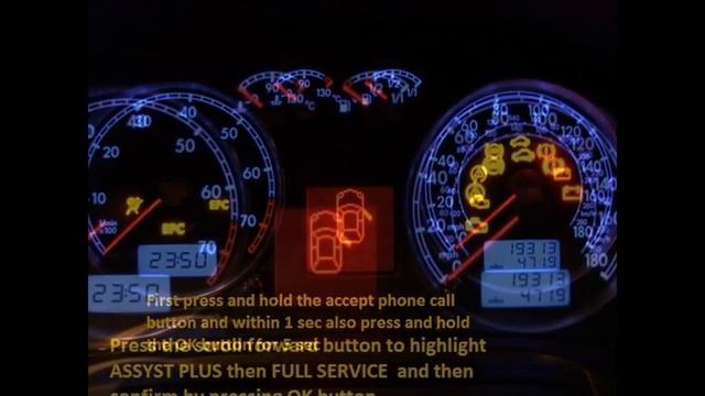 Volvo c70 1997-2004 - How to reset service light indicator смотреть онлайн
