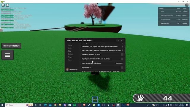 [?NEW] Slap Battles Script GUI Hack | Auto Farm & Slap Aura | God Mode & More | PASTEBIN 2023