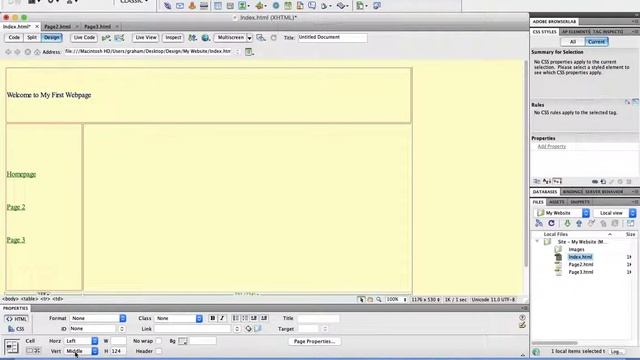 Changing Text Position in Dreamweaver смотреть онлайн
