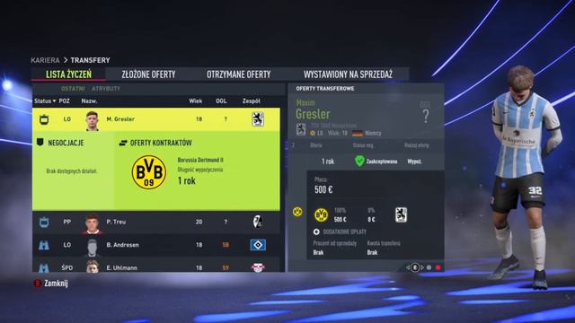 REWOLUCJA KADROWA {AKADEMIA BVB} [#3] FIFA 22 KARIERA смотреть онлайн