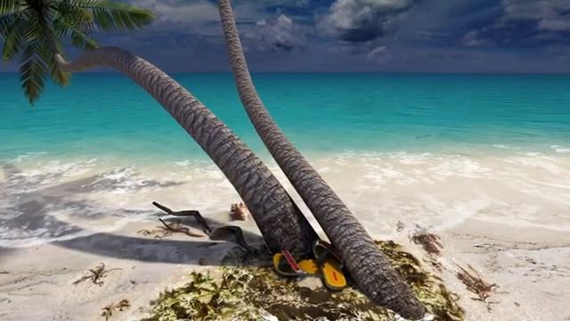 Sandy Beach 3D Screensaver смотреть онлайн