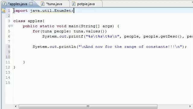 Java Programming Tutorial - 45 - EnumSet range смотреть онлайн
