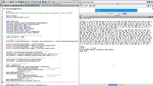 Learn By Example 312 | How to setup a multiclass classification Deep Leaning Model in Keras? смотреть онлайн