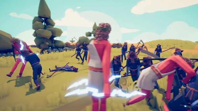 СЛЕПОЙ МАМОНТ против ЖНЕЦОВ - TABS 2019 # 2 - 6 -Totally Accurate Battle Simulator. ТАБС смотреть онлайн