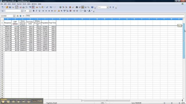 How to Freeze/Lock Lables at Top of Sheet in Open Office ... смотреть онлайн