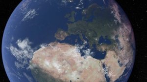 Бесплатный Видео Футаж - Планета Земля в Космосе  Версия 01 4К